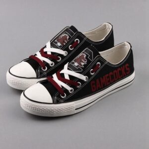 Novelty Design South Carolina Gamecocks Shoes Low Top Canvas Shoes
