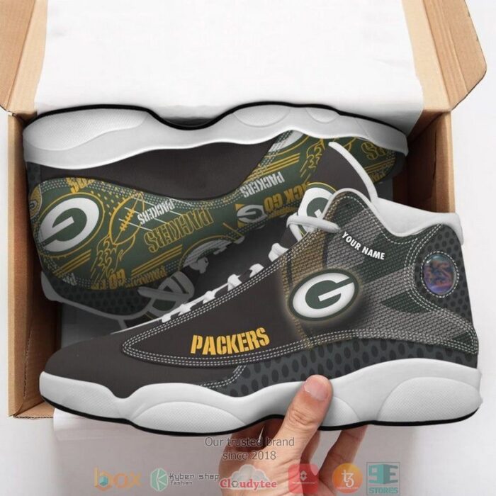 Personalized Green Bay Packers Nfl Team 6 Air Jordan 13 Sneaker Shoes