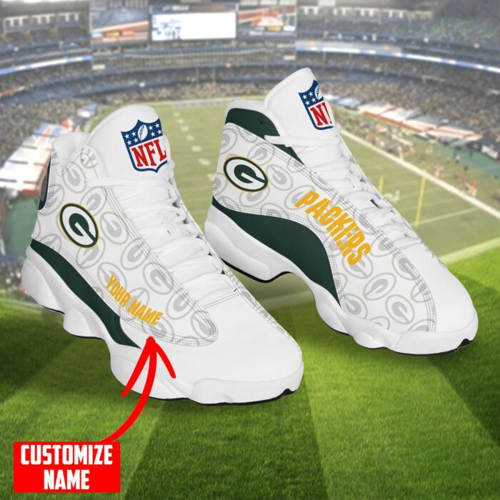 Personalized Nfl Green Bay Packers Air Jordan 13 Shoes