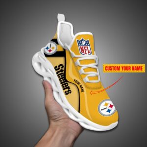 Pittsburgh Steelers NFL Customized Unique Max Soul Shoes