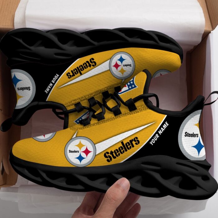 Pittsburgh Steelers Personalized Luxury NFL Max Soul Shoes 281122