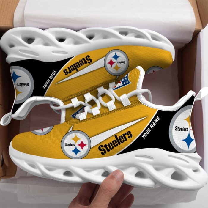 Pittsburgh Steelers Personalized Luxury NFL Max Soul Shoes 281122