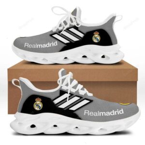 Real Madrid Grey White Stripes Max Soul Shoes