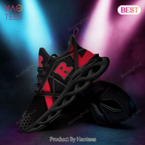 Rutgers Scarlet Knights NCAA Black red Color Max Soul Shoes