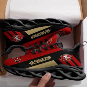 San Francisco 49ers Black Shoes Max Soul