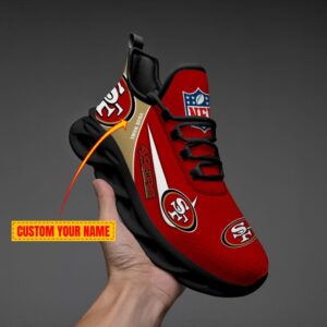 San Francisco 49ers Personalized Luxury NFL Max Soul Shoes 281122