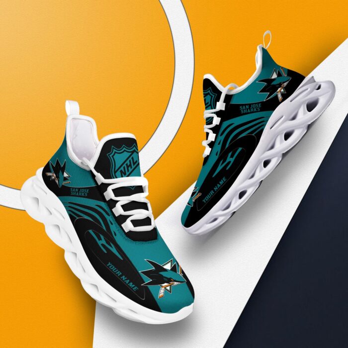 San Jose Sharks Clunky Max Soul Shoes Ver 3
