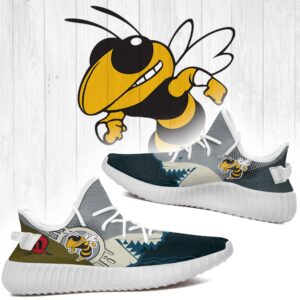 Shark Georgia Tech Yellow Jackets Ncaa Yeezy Shoes A175