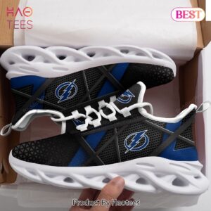 Tampa Bay Lightning NHL Black Blue Max Soul Shoes