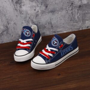 Tennessee Titans Women's Shoes Low Top Canvas Shoes