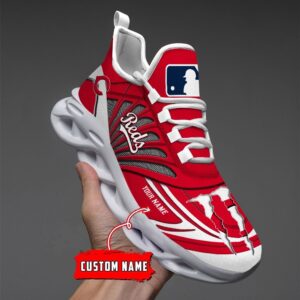 USA MLB Cincinnati Reds Max Soul Sneaker Custom Name 88K2023