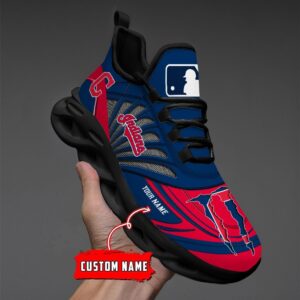 USA MLB Cleveland Indians Max Soul Sneaker Custom Name 88K2023