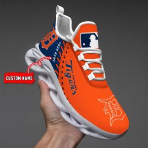 USA MLB Detroit Tigers Max Soul Sneaker Custom Name 87K2023