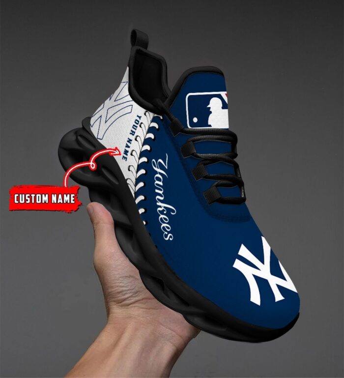USA MLB New York Yankees Max Soul Sneaker Custom Name 87K2023