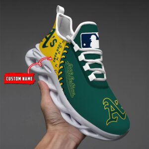 USA MLB Oakland Athletics Max Soul Sneaker Custom Name 87K2023