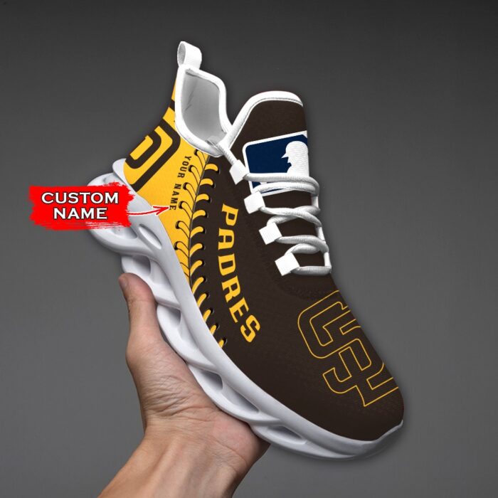 USA MLB San Diego Padres Max Soul Sneaker Custom Name Ver 1