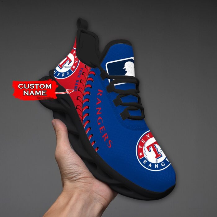 USA MLB Texas Rangers Max Soul Sneaker Custom Name Ver 1