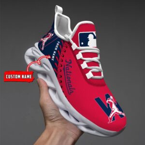 USA MLB Washington Nationals Max Soul Sneaker Custom Name 87K2023