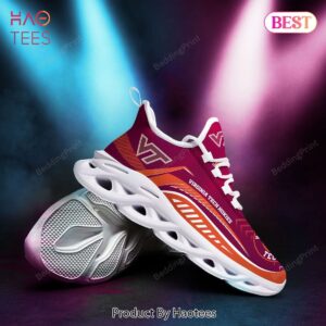 Virginia Tech Hokies NCAA Pink Mix Orange Max Soul Shoes