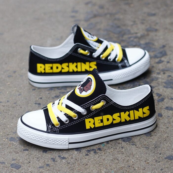 Washington Redskins Men's Shoes Low Top Canvas Shoes
