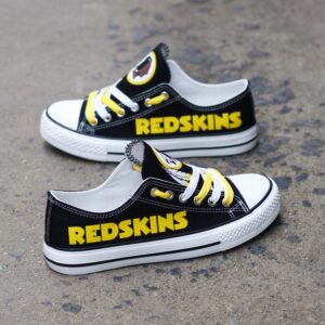 Washington Redskins Men's Shoes Low Top Canvas Shoes