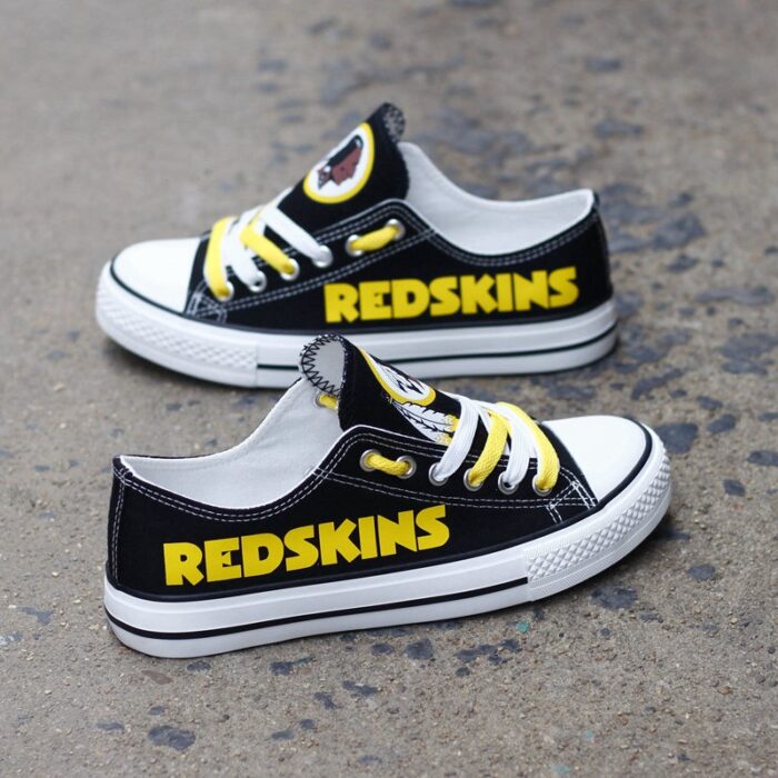 Washington Redskins Men's Shoes Low Top Canvas Shoes