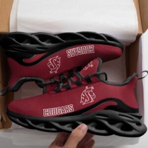 Washington State Cougars 1 Max Soul Shoes