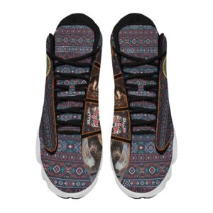 Wolf Native American Air Jordan 13 Shoes