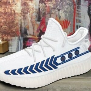 Yeezy Shoes Ncaa Auburn Tigers White Scratch Yeezy Boost Sneakers